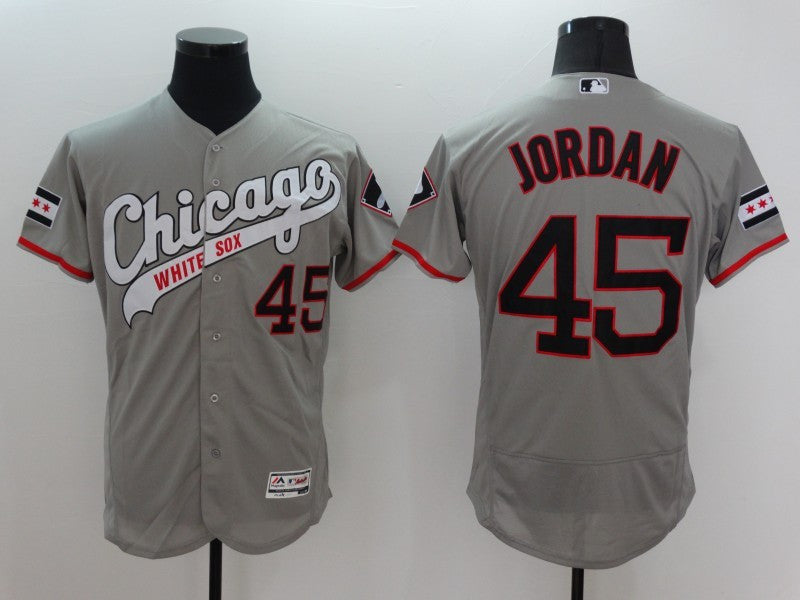 Michael Jordan Chicago White Sox grey jersey