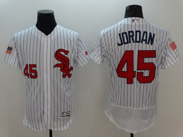 Michael Jordan Chicago White Sox white Fashion jersey