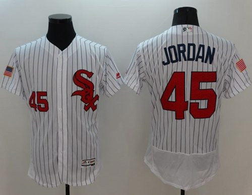 Michael Jordan Chicago White Sox white Fashion jersey