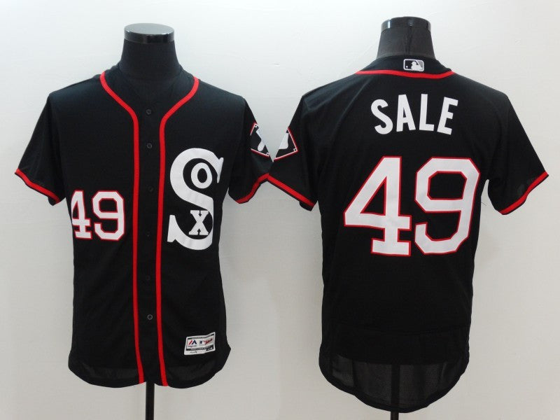 Chris Sale Chicago White Sox black jersey