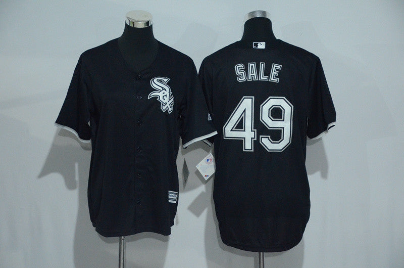 Chris Sale Chicago White Sox black jersey