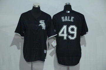 Chris Sale Chicago White Sox black jersey