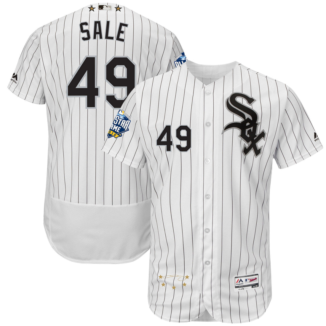 Chris Sale Chicago White Sox white All-Star jersey