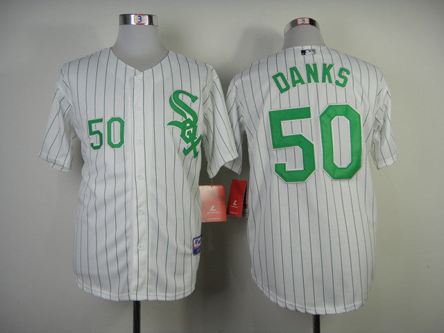 Danks Chicago White Sox white jersey