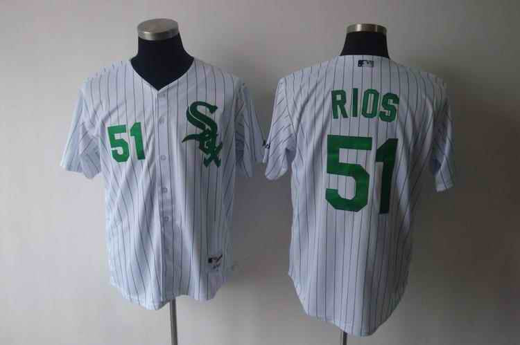 Rios Greenstrip Chicago White Sox jersey