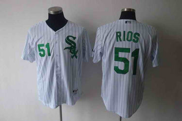 Rios Greenstrip Chicago White Sox jersey