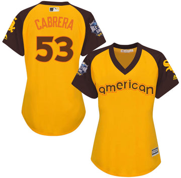 Melky Cabrera Chicago White Sox yellow All-Star jersey