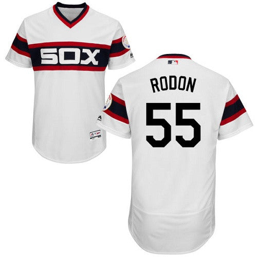 Carlos Rodon Chicago White Sox white Cooperstown jersey