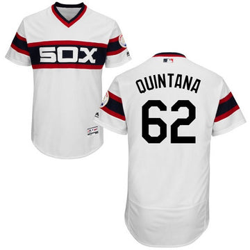 Jose Quintana Chicago White Sox white Cooperstown jersey