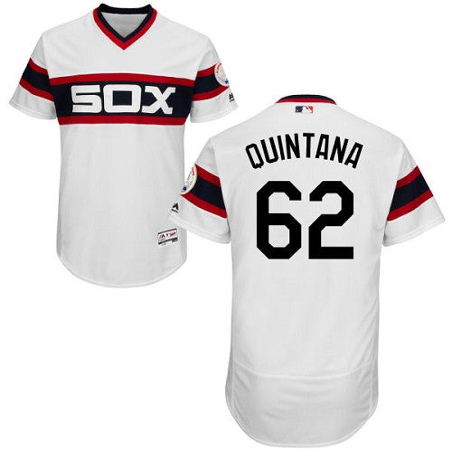 Jose Quintana Chicago White Sox white Cooperstown jersey