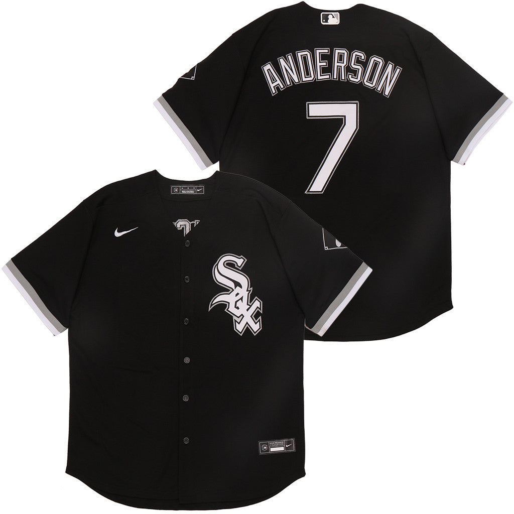 Tim Anderson Chicago White Sox black jersey