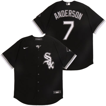 Tim Anderson Chicago White Sox black jersey