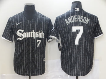 Tim Anderson Chicago White Sox black City Connect jersey
