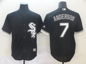 Tim Anderson Chicago White Sox black jersey