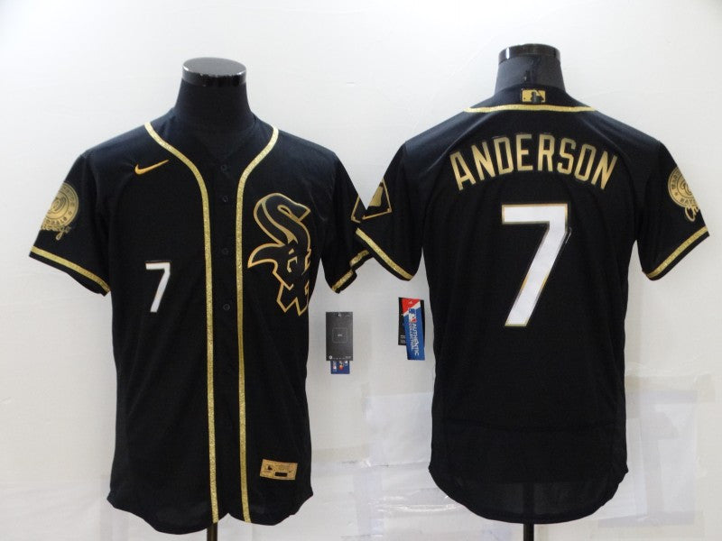 Tim Anderson Chicago White Sox black jersey