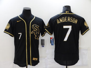 Tim Anderson Chicago White Sox black jersey