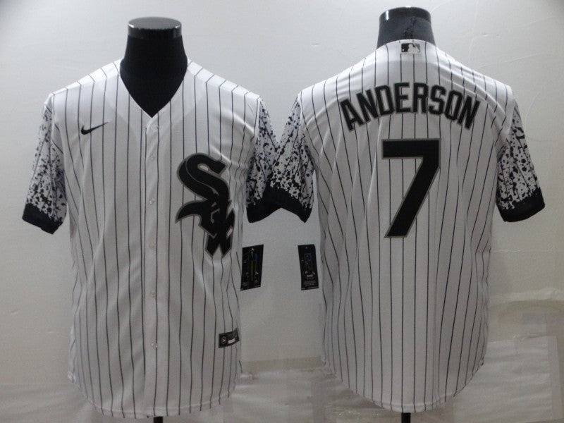 Tim Anderson Chicago White Sox white Fashion jersey
