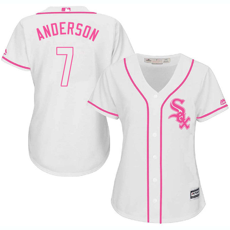 Tim Anderson Chicago White Sox white jersey