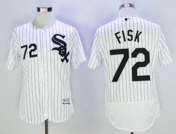 Carlton Fisk Chicago White Sox white jersey