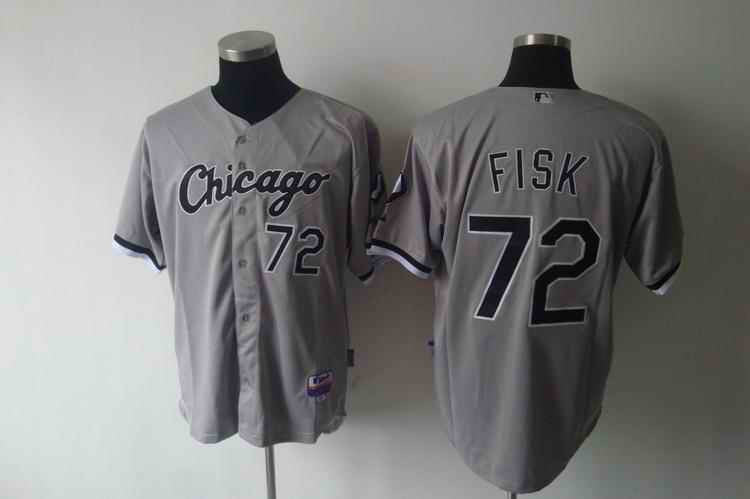 Fisk Chicago White Sox grey jersey