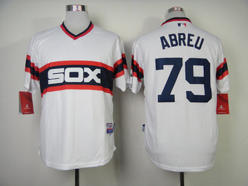 Abreu Chicago White Sox white Throwback jersey
