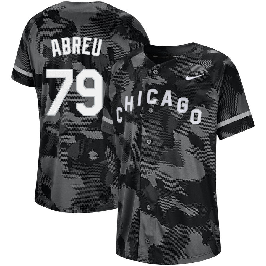Jose Abreu Chicago White Sox black Fashion jersey
