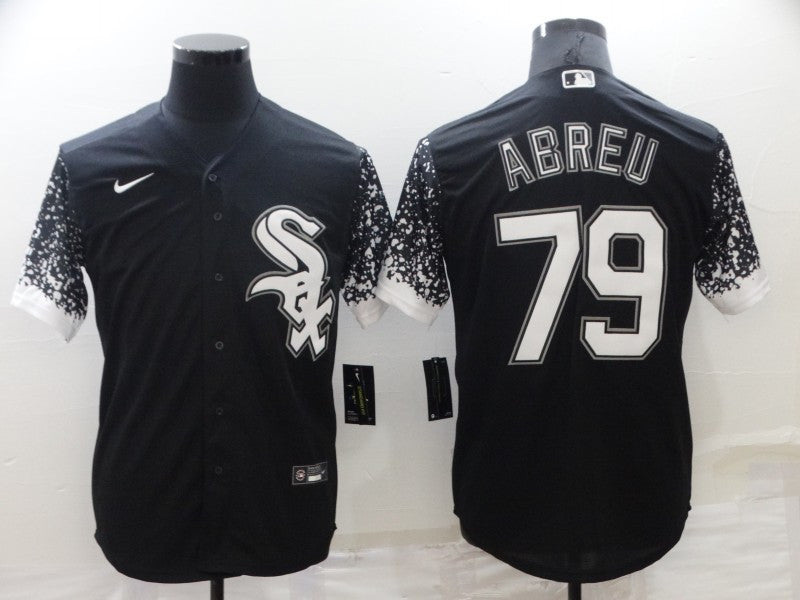 Jose Abreu Chicago White Sox black Fashion jersey