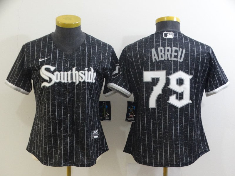 Jose Abreu Chicago White Sox black City Connect jersey
