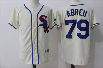 Jose Abreu Chicago White Sox cream jersey