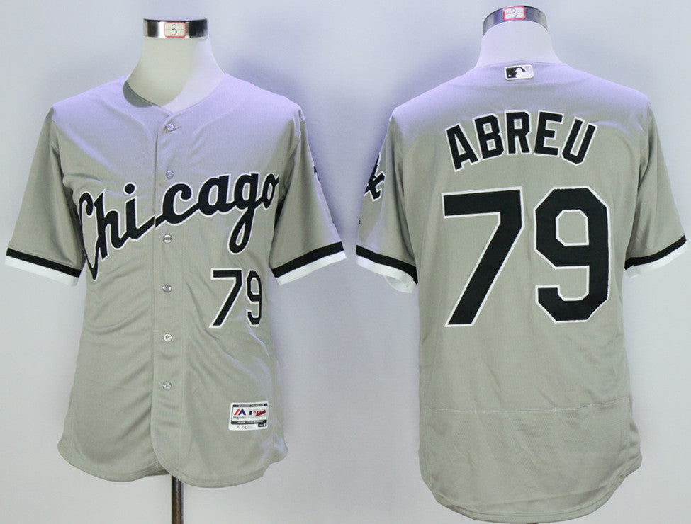 Jose Abreu Chicago White Sox grey jersey