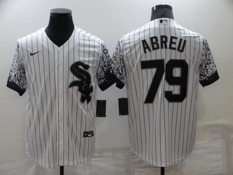 Jose Abreu Chicago White Sox white Fashion jersey