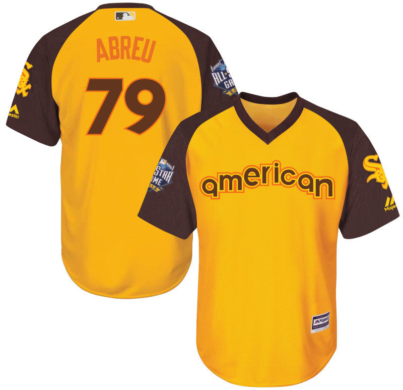 Jose Abreu Chicago White Sox yellow All-Star jersey