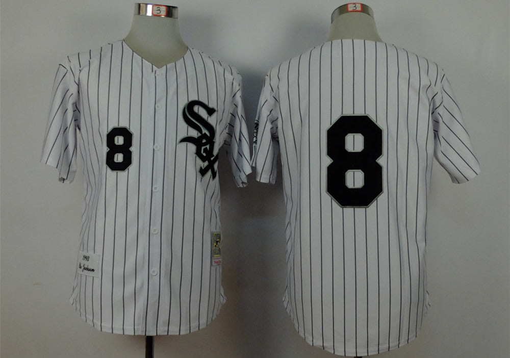 Bo Jackson Chicago White Sox white Throwback jersey
