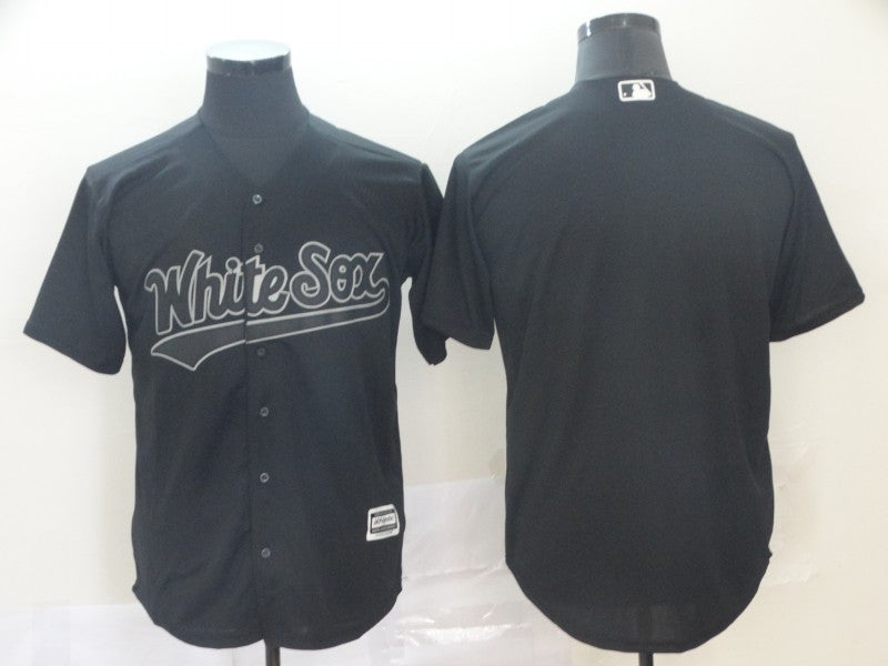 Custom Chicago White Sox black Authentic jersey