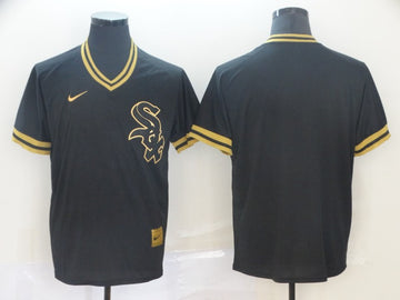 Blank Black Chicago White Sox gold Legend jersey