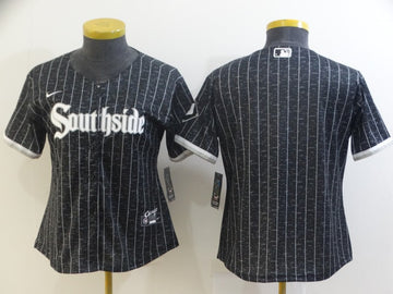Custom Chicago White Sox black City Connect jersey