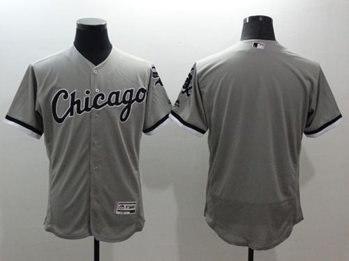 Custom Chicago White Sox grey Authentic jersey