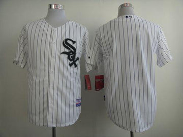 Blank White Chicago White Sox black jersey