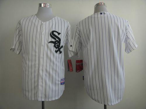 Blank White Chicago White Sox black jersey