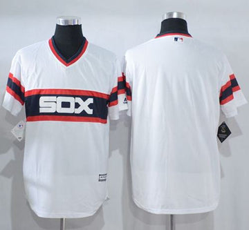 Custom Chicago White Sox white Alternate jersey