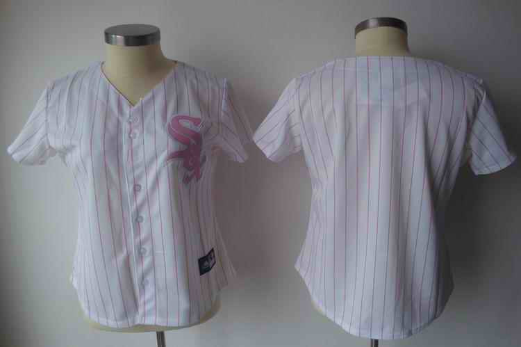 Blank White Chicago White Sox pink jersey