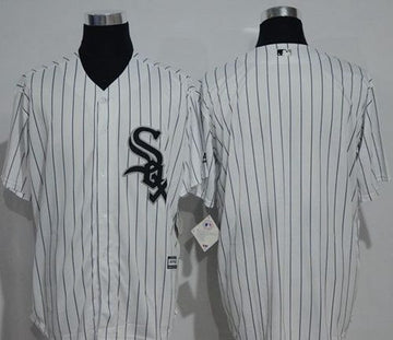 Blank White Chicago White Sox black jersey
