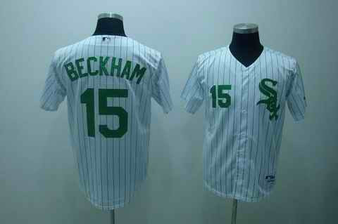 Beckham Chicago White Sox white jersey