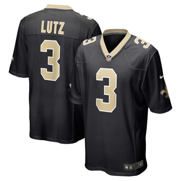 Wil Lutz New Orleans Saints black jersey