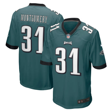Wilbert Montgomery Philadelphia Eagles green jersey