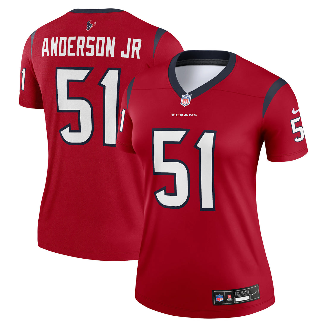 Will Anderson Jr Houston Texans red Legend jersey