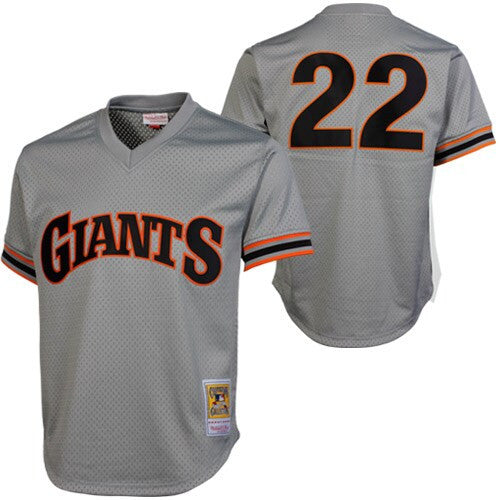 Will Clark San Francisco Giants gray Cooperstown jersey