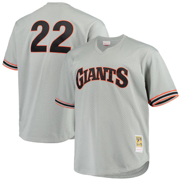 Will Clark San Francisco Giants gray Cooperstown jersey