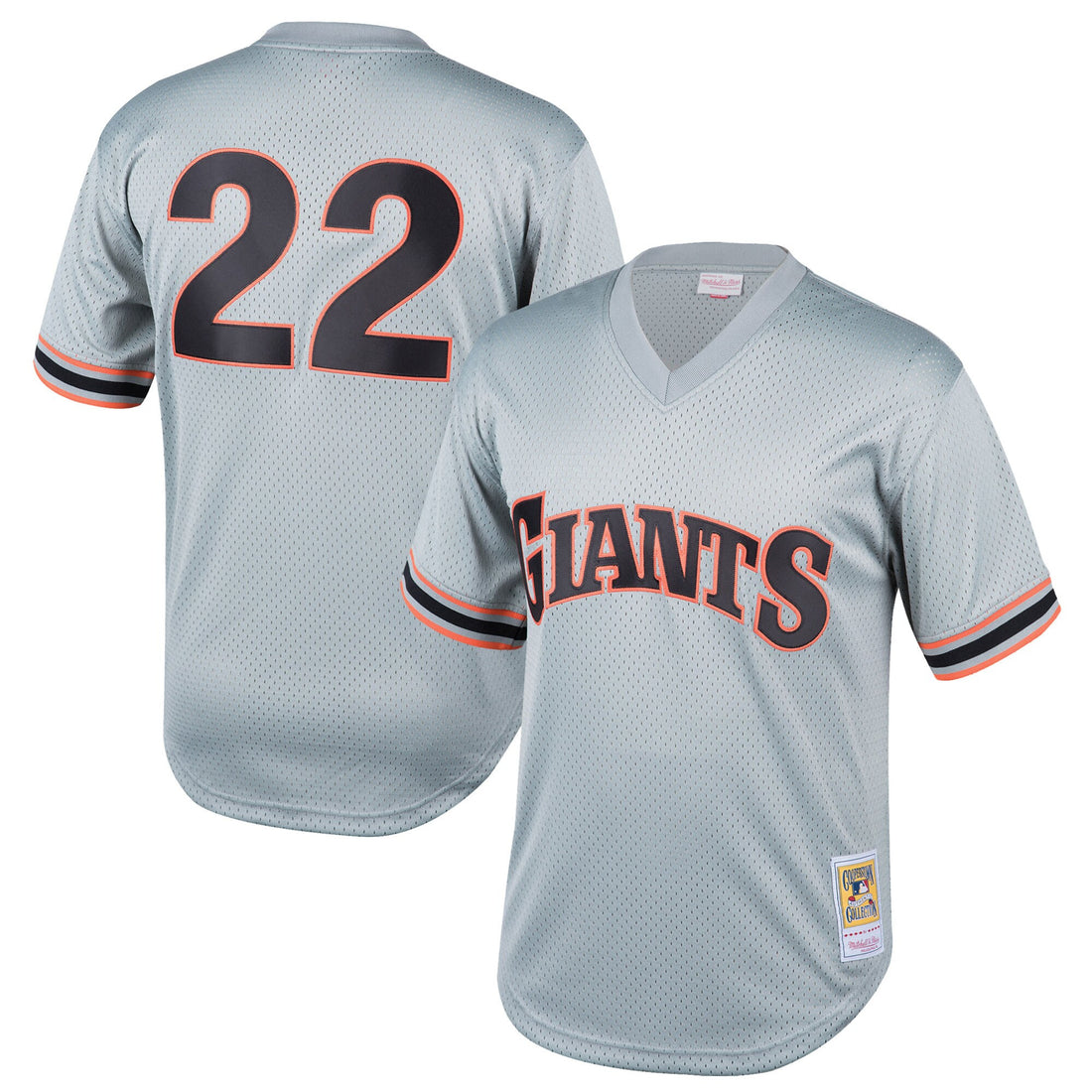 Will Clark San Francisco Giants gray Cooperstown jersey