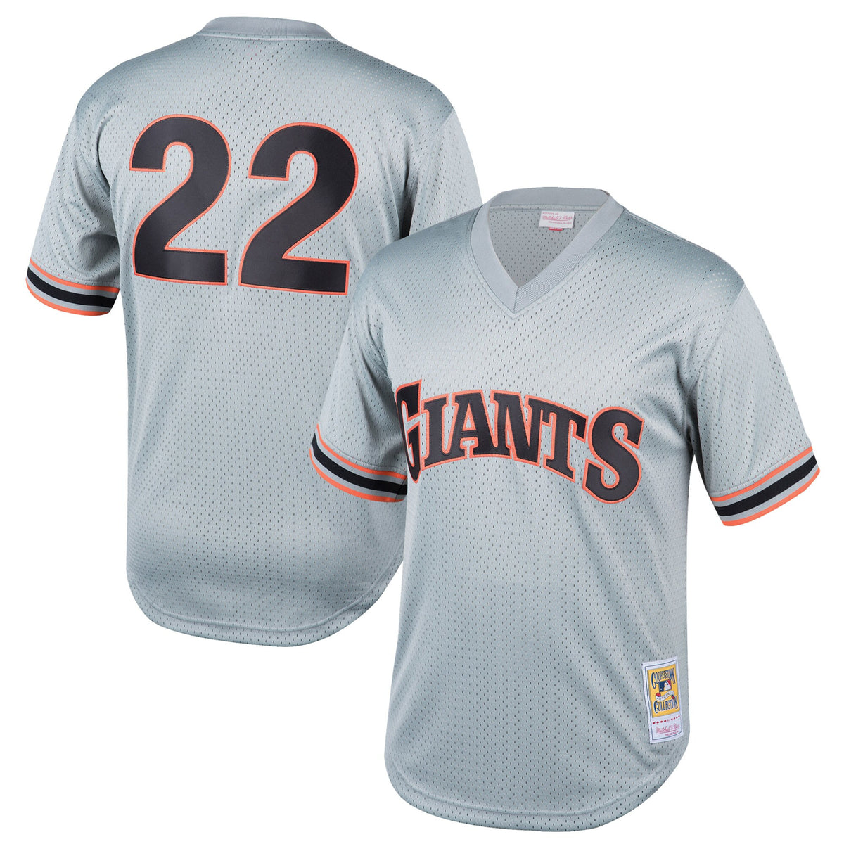Will Clark San Francisco Giants gray Cooperstown jersey